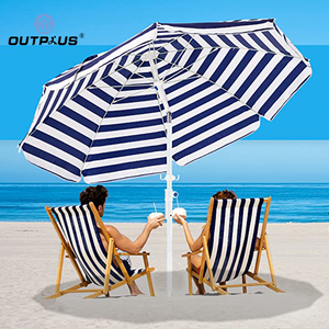 Piezas de Fibra Natural para Sombrilla de Playa, Reforzada, Color Rosa, Sombrilla de Playa Natural - Product Image 1