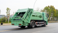 Tracteur à bas prix manuel nouveau camion compacteur à ordures électrique