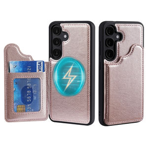 Etuis portefeuille magnétique en cuir Pu pour iphone 11 12 13 14 15 <span class=keywords><strong>Plus</strong></span> et iphone 16 Pro Max Etui portefeuille - Product Image 4