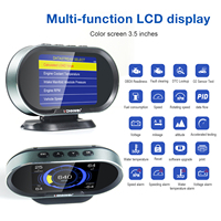 Affichage tête haute + Escaner Automotriz KONNWEI KW206 OBD2 EOBD Outil de numérisation DTC de voiture Compteur automatique