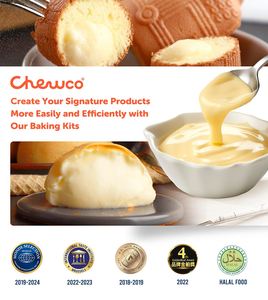 Mezcla para postre de crema pastelera sin aditivos artificiales HACCP para hacer donuts - Product Image 4