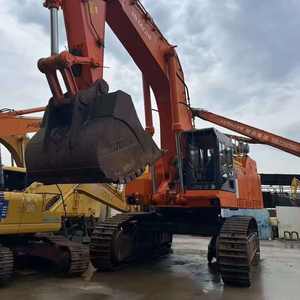 รถขุดตีนตะขาบไฮดรอลิกแบบ2024 120ตันมอเตอร์เครื่องยนต์สภาพดีสำหรับการก่อสร้าง/การเกษตร HitachiEX120รถขุด - Product Image 3