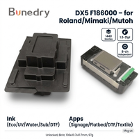 Nouvelle tête d'impression Bonedry DX5 F186000 1440 buses 8 canaux pour imprimante jet d'encre UV à solvant écologique Roland