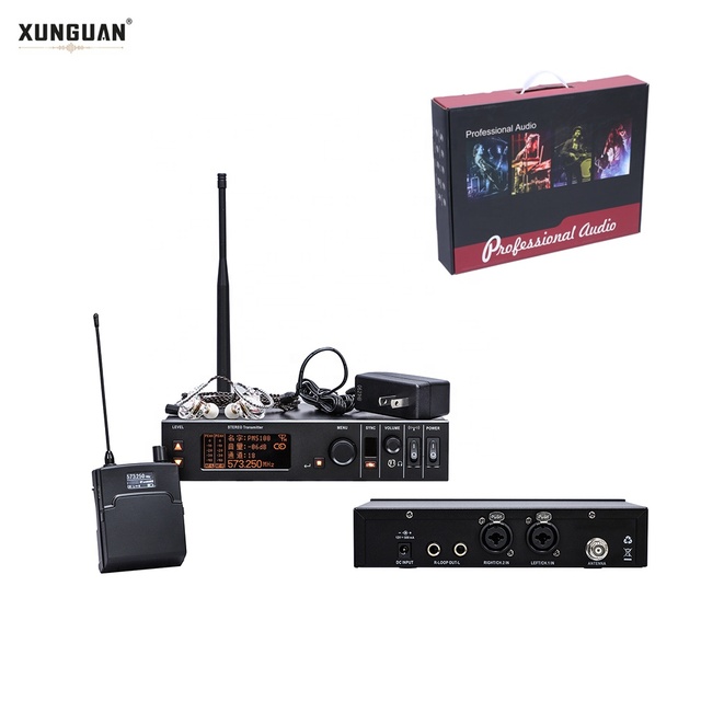 XUNGUAN PSM900 High Quality 1 Channel Professional Wireless IEM Monitor System Stereo Input In-ear Monitor Wireless for Stage