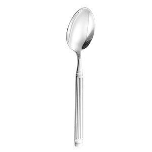 Ensemble de couverts en acier inoxydable style colonne romaine, couteau à steak, fourchette, cuillère rétro, vaisselle de luxe pour café et dessert - Product Image 5