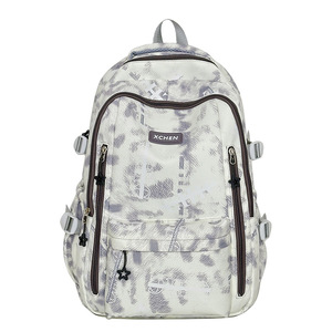 Ins japanese style tie-dye backpack for men and women easiest for match school <b>bag</b> k-style junior high school student backpack - Product Image 5