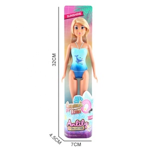 11.5 pollici bella bambola giocattolo con costume da bagno ragazza di moda americana bambola di pelle marrone - Product Image 3