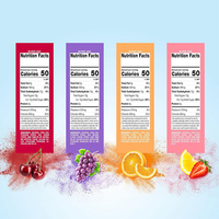 Poudre d'électrolyte de marque privée OEM fraise limonade saveur bâtonnets d'hydratation poudre de supplément d'électrolyte
