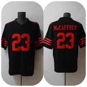 2025 yeni San Francisco 23 Christian McCaffrey toptan orijinal en kaliteli kırmızı dikişli VP sınırlı futbol oyunları forması - Product Image 4