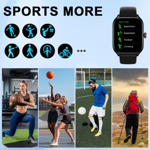Montre connectée H9 Plus 2025 avec écran TFT de 2,01 pouces, charge sans fil, suivi du sommeil et des calories, modes multisports, bracelet en silicone unisexe - Product Image 4