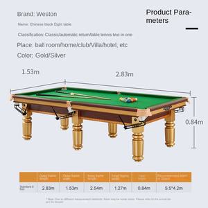 Taco <span class=keywords><strong>de</strong></span> Billar Profesional Jiujiang Blue Slate <span class=keywords><strong>de</strong></span> 9 pies, Taco <span class=keywords><strong>de</strong></span> Billar Diamond para Clubes Premium, <span class=keywords><strong>Mesa</strong></span> <span class=keywords><strong>de</strong></span> Billar <span class=keywords><strong>de</strong></span> 8 pies, <span class=keywords><strong>Mesa</strong></span> <span class=keywords><strong>de</strong></span> Billar 3 en 1 - Product Image 3
