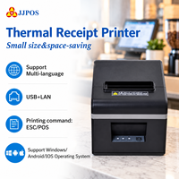 Printer Thermal Pemotong Otomatis 80mm 260mm/s Desktop Kecepatan Tinggi Mesin Printer Thermal POS untuk Toko Retail