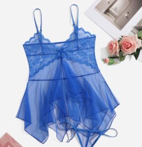 Gaun malam renda Lingerie seksi untuk wanita, Lingerie seksi, piyama V dalam, gaun malam renda - Product Image 5
