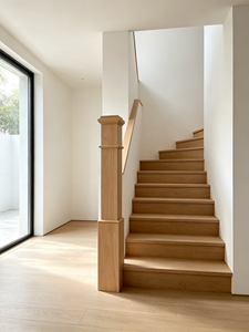 Traditionelles Holz-Treppengeländer-System mit Gedrechselten Spindeln, Großhandelslieferant, Maßgefertigter Hersteller - Product Image 5
