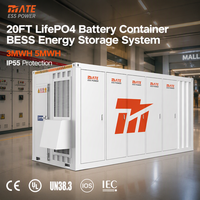 Système de stockage d'énergie solaire tout-en-un MATE BESS 3MWh 5MWh, solution de générateur solaire refroidi par liquide pour usage commercial