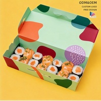 Boîte d'emballage alimentaire en papier kraft pour biscuits, chocolats, sushis, cadeaux et plats à emporter, avec estampage à chaud