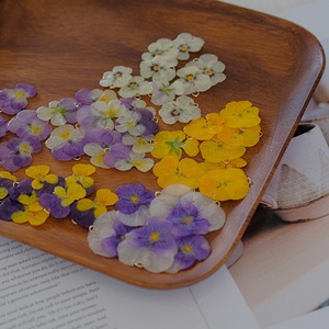Boucles d'oreilles et bracelet DIY en résine avec fleurs séchées véritables, bijoux style forêt féerique en époxy - Product Image 4