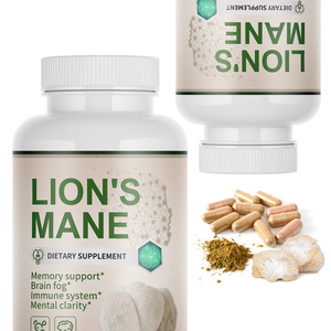 <span class=keywords><strong>Capsules</strong></span> d'extrait de crinière de lion en marque privée OEM, supplément vitaminique pour adultes - Product Image 2