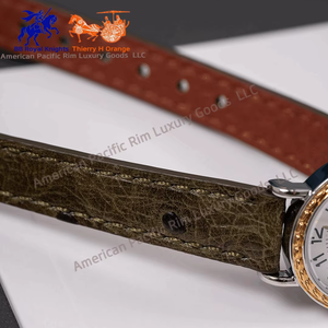 Montre carrée de luxe simple pour femme H Brand avec mouvement à quartz Ronda, boîtier en alliage, bracelet en cuir, design de niche, pour lycéennes - Product Image 5