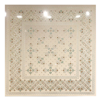 Usine Plaqué Or 80x80cm Carreaux à Motifs Style Ethnique Américain pour Haut de Gamme Home Club Villa Carreaux Dorés pour Intérieurs de Luxe