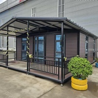 Maison avec terrasse extensible 20ft /40 à bas prix Maisons de luxe Hôtel Maisons mobiles de 3 chambres Maison en conteneur pliable pour vivre