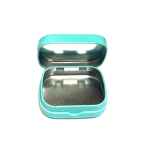 Boîte d'emballage métallique, design personnalisé, petite boîte de rangement pour bonbons et sucre, boîte en étain imprimée sur mesure - Product Image 3