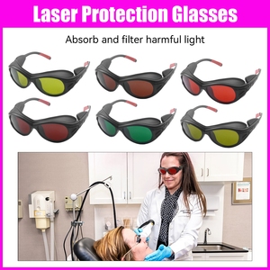 Gafas de Seguridad Láser con Certificación CE, 200-540nm OD7, Lentes de PC Anti-Impacto para Grabado y Corte Láser, Máquina de Belleza IPL - Product Image 1