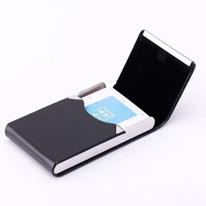 Pu Rfid Wallet for Business <b>Office</b> Promo Event <b>Gift</b> Custom Card Holder Leather - Product Image 3