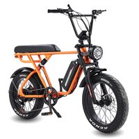Double mode de conduite électrique et humain vélo électrique rapide deux roues deux places e-bike pour vélo électrique urbain gros pneu vélo électrique