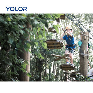 Cadre d'escalade en plein air Obstacle Adventure Jungle High Rope Course à vendre - Product Image 5