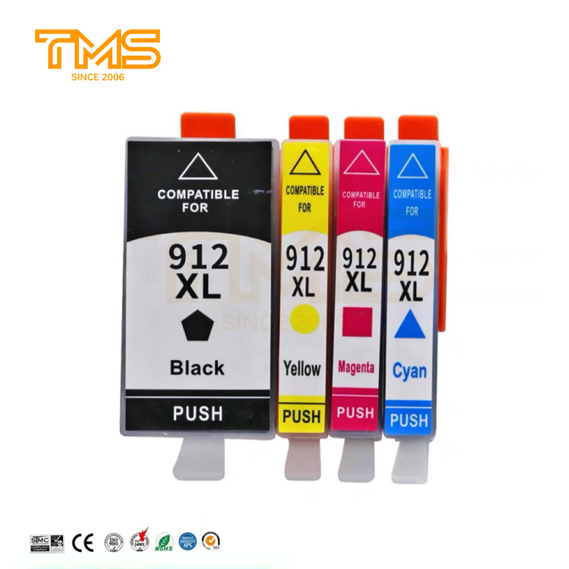 912XL 912 917 XL 917XL Color Compatible InkJet Ink Cartridge for HP912 for HP917 for HP OfficeJet 8010 8012 Printer