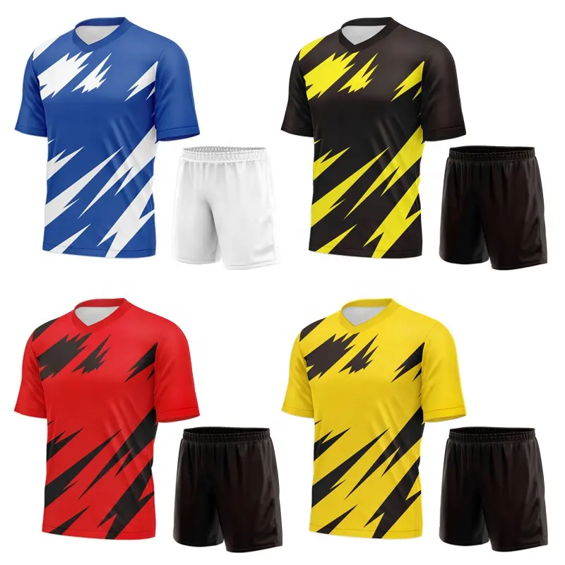 Uniforme de fútbol United personalizado, kits de camisetas de fútbol de secado rápido, conjunto de uniformes de fútbol OEM, conjunto de camisetas de fútbol en blanco para hombres, 2017