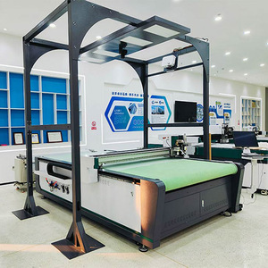 Da tự động sản xuất máy móc xe nội thất PU <span class=keywords><strong>CNC</strong></span> dao động dao máy cắt với hệ thống - Product Image 2