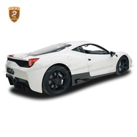 Side Skirt Setengah Karbon Fiber untuk Ferrari 458 Speciale