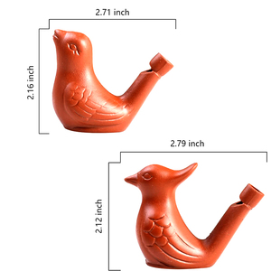 Chim nước còi chích lưỡi chim <span class=keywords><strong>caller</strong></span> đất sét màu tím gốm chim nước còi cho sinh nhật ủng hộ quà tặng - Product Image 3