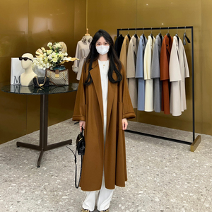 <span class=keywords><strong>Cappotto</strong></span> da <span class=keywords><strong>Donna</strong></span> Max di Alta Qualità, Giacca di Lusso a Doppio Petto in 100% <span class=keywords><strong>Cashmere</strong></span> Effetto Ondulato per <span class=keywords><strong>Donna</strong></span>, <span class=keywords><strong>Cappotto</strong></span> Lungo Invernale da <span class=keywords><strong>Donna</strong></span> in <span class=keywords><strong>Cashmere</strong></span> - Product Image 4