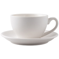 Ensemble de tasses à thé et soucoupes en céramique fine blanche, personnalisé, vintage, style européen anglais, pour le thé de l'après-midi, en céramique avec soucoupe