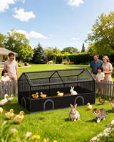 Boîte à poulets OEM, enclos pour petits animaux, hamster, canard, poulailler portable, enclos pour lapins, cage, couveuse, clôture pour animaux de compagnie, boîte à poulets