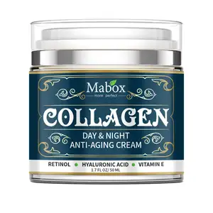 Crema de colágeno de alta calidad, la mejor belleza Facial antienvejecimiento hidratante día y noche, crema de colágeno para cara y cuerpo