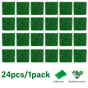 Panneaux de buis artificiel haute densité, mur végétal synthétique, clôture d'intimité imperméable pour la maison, le jardin et la décoration de mariage - Product Image 5