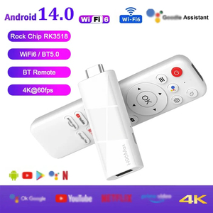 H96 MAX H313 Android 14 TV Stick 4K Ultra HD WiFi 6 Quad Core BT Control Remoto por Voz Reproductor Multimedia Inteligente - Product Image 2