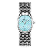 GEDI 52106 Kleid Mode Vintage Damen Quarz Armbanduhr Edelstahl Wasserdichte Luxus Geschenk Armband Mädchen Uhren