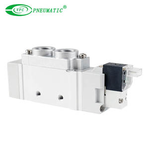 Vanne solénoïde pneumatique à double bobine VPC Custom <span class=keywords><strong>SY7220</strong></span> 5/2 voies, haut débit, 1/4" 3/8", vanne de commande d'air DC24V - Product Image 6