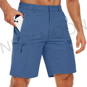 Pantalones Cortos Cargo Personalizados para Hombre, Talla Grande, Color Sólido, Cierre de Cremallera, Múltiples Bolsillos, Holgados, para Deportes al Aire Libre - Product Image 5