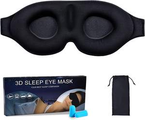 قناع نوم ثلاثي الأبعاد بتصميم الباندا مضاد للتجاعيد من الفوم ذو الذاكرة يحجب 100% من الضوء PM-011 - Product Image 2