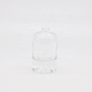 Botella de perfume de cristal de 50ml, embalaje cosmético de alta calidad, cuello engarzado, con tapa de piedra, diseño especial de lujo, venta al por mayor - Product Image 4