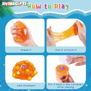 Prix Fabricant Haute Qualité Superbe Kit de Slime Galaxie Coloré et Fantaisie, Slime Licorne, Style Japon Corée - Product Image 6