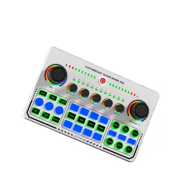 Best-Selling Professional Live Sound Card Effect Audio Mixer Factory Price Voice Changer for Mobile Consumers