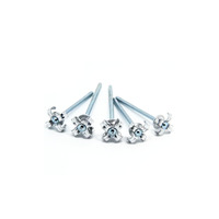 Rivets à pincer en aluminium blanc/noir, type pelable, diamètre de la tête 3 mm, plage de serrage 2200-2500, extrémité ouverte/fermée