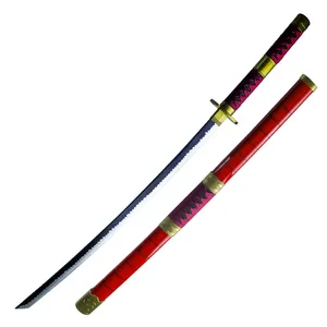 Popular style halloween decoration props . anime demon slayer. katana toys cosplay sword wooden toy 75cm recommend